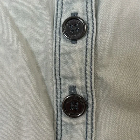 Burberry Brit Denim Shirt Dress Size 8 - Picture 5 of 5